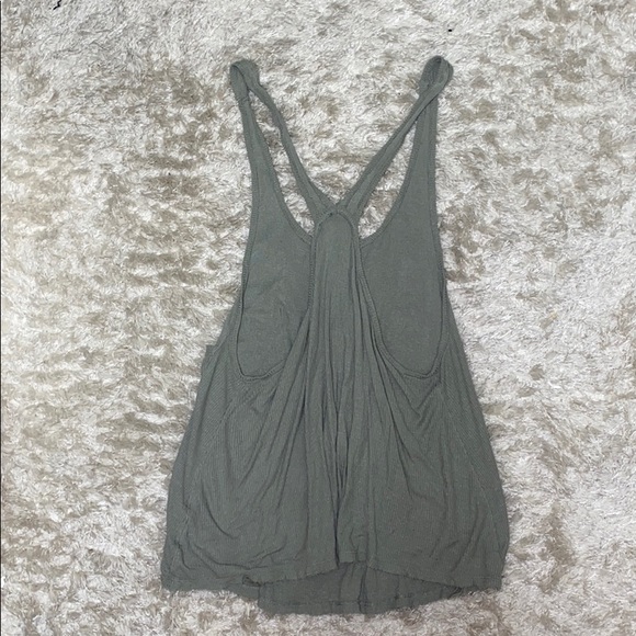 FREE PEOPLE GREEN BOHO TANK!!!!!!!!!!!! - Picture 2 of 2